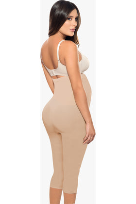 Annette Women's Soft and Seamless Full Coverage Capri Shaper- IM0017PT